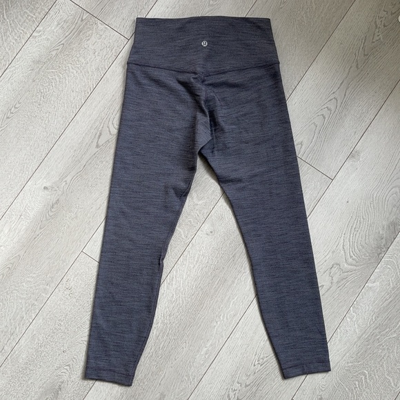 Lululemon Align II Pant 25” Heathered Black/White US 8 - like new - Picture 7 of 16